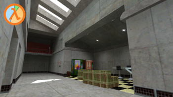 Preview of a level based on the Black Mesa facilities.